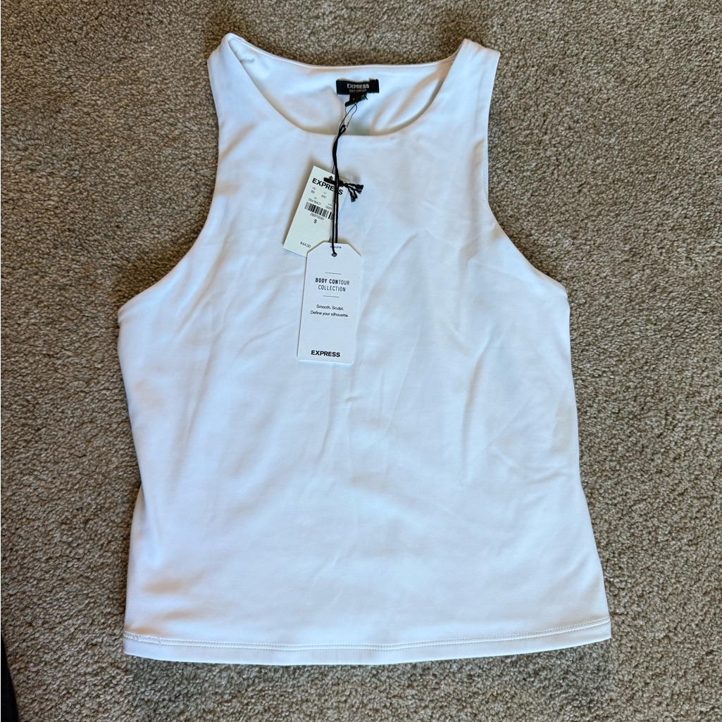Nwt Express White Tank Top